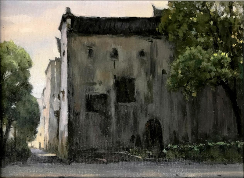 《黄山屯溪老街》30cmx40cm 油画写生.png