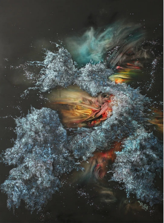 孟涛，《过往云烟no.2》，布上油画，180x140cm，2012.png