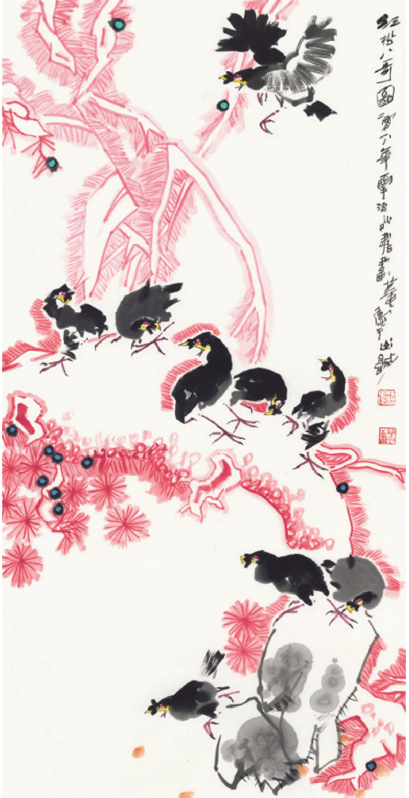 《红松八哥图》漆光（重庆馆 馆员）.png