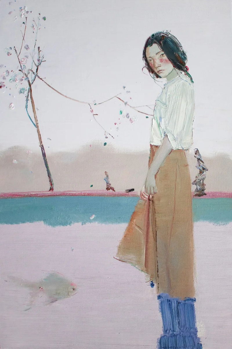 美人儿系列 60×90cm 布面油画 2021.jpg